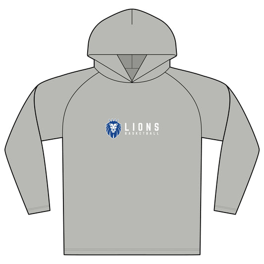 Lions Basketball Performance Hooded Long Sleeve Tee