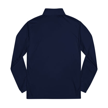 Adidas® Quarter-Zip Pullover with Embroidered Crest - Gender Neutral