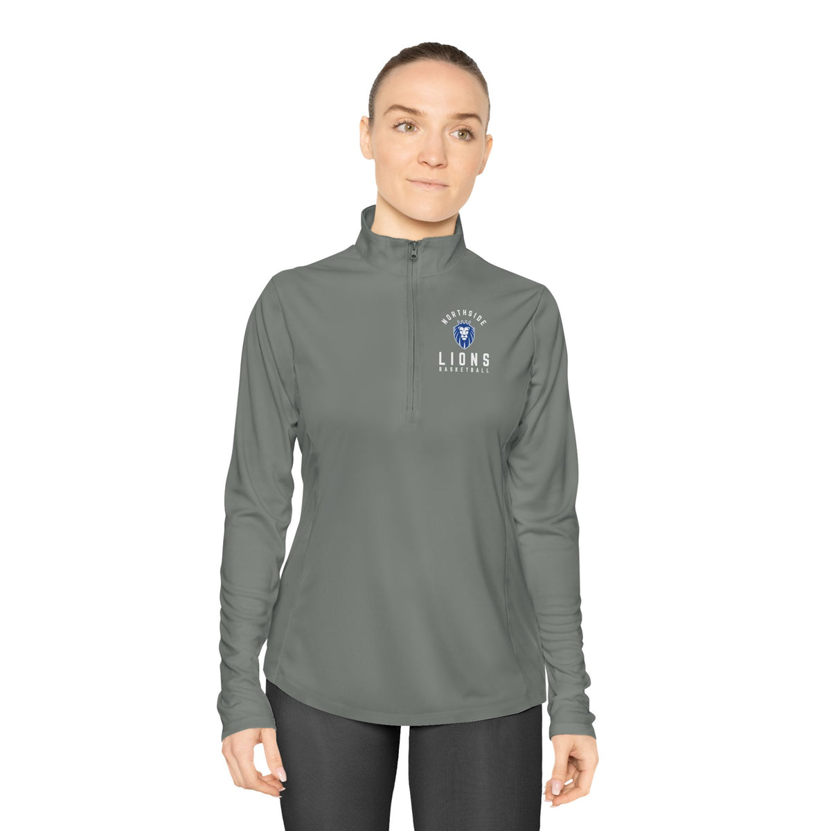 Ladies Cut Quarter-Zip Pullover