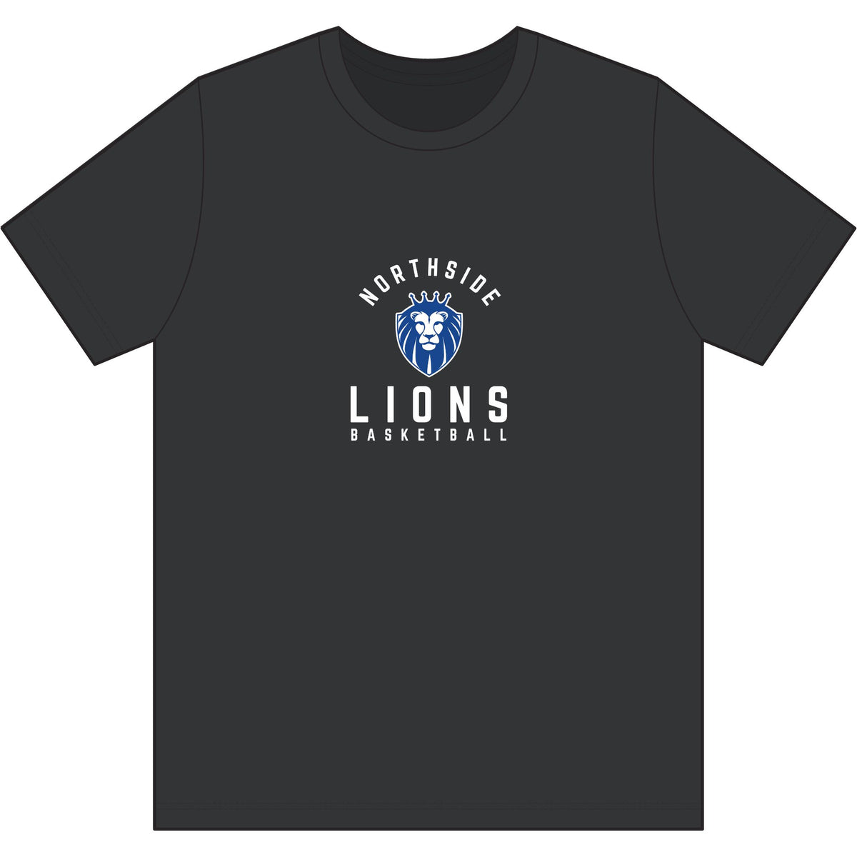Northside Lions Basketball T-Shirt — Dri-Power Performance Tee