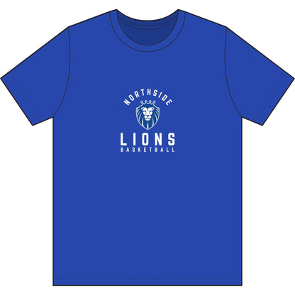 Northside Lions Basketball T-Shirt — Dri-Power Performance Tee