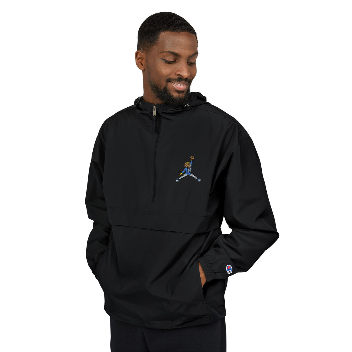 Retro Lion Packable Anorak Jacket - Gender Neutral