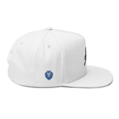 Embroidered Retro Lion Snapback Hat