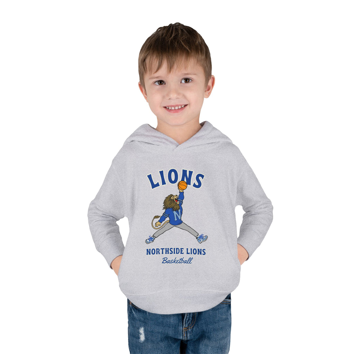 Youth Toddler Pullover Retro Lion Hoodie