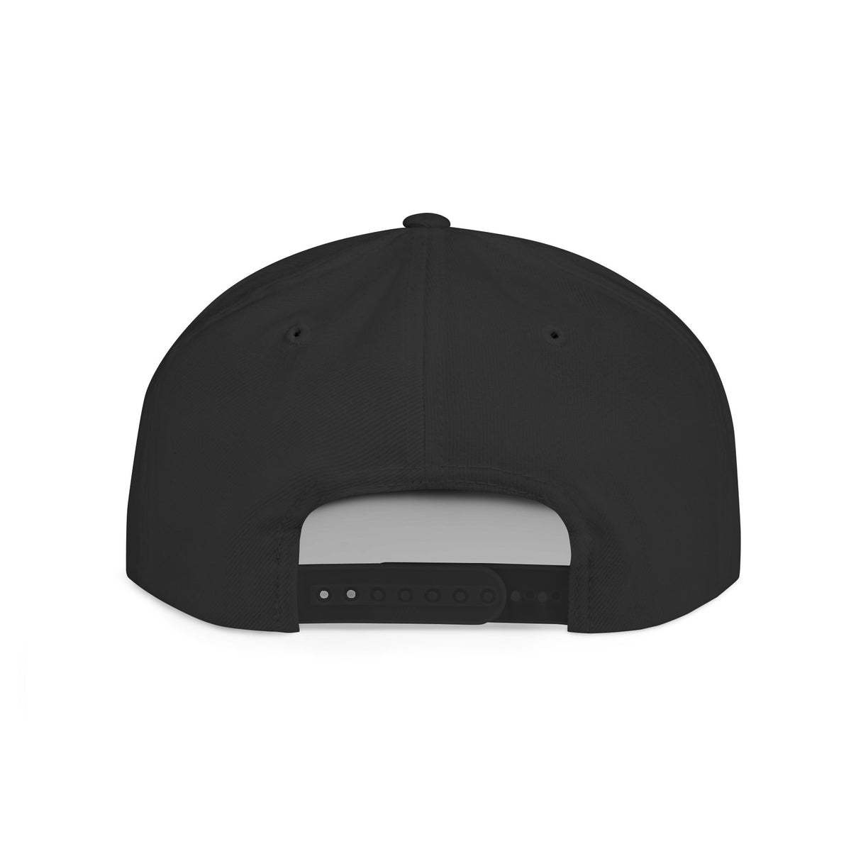 Lions Basketball Flat Bill Snapback Hat White Lettering — Distressed Team Logo Cap