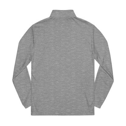 Adidas® Quarter-Zip Pullover with Embroidered Crest - Gender Neutral
