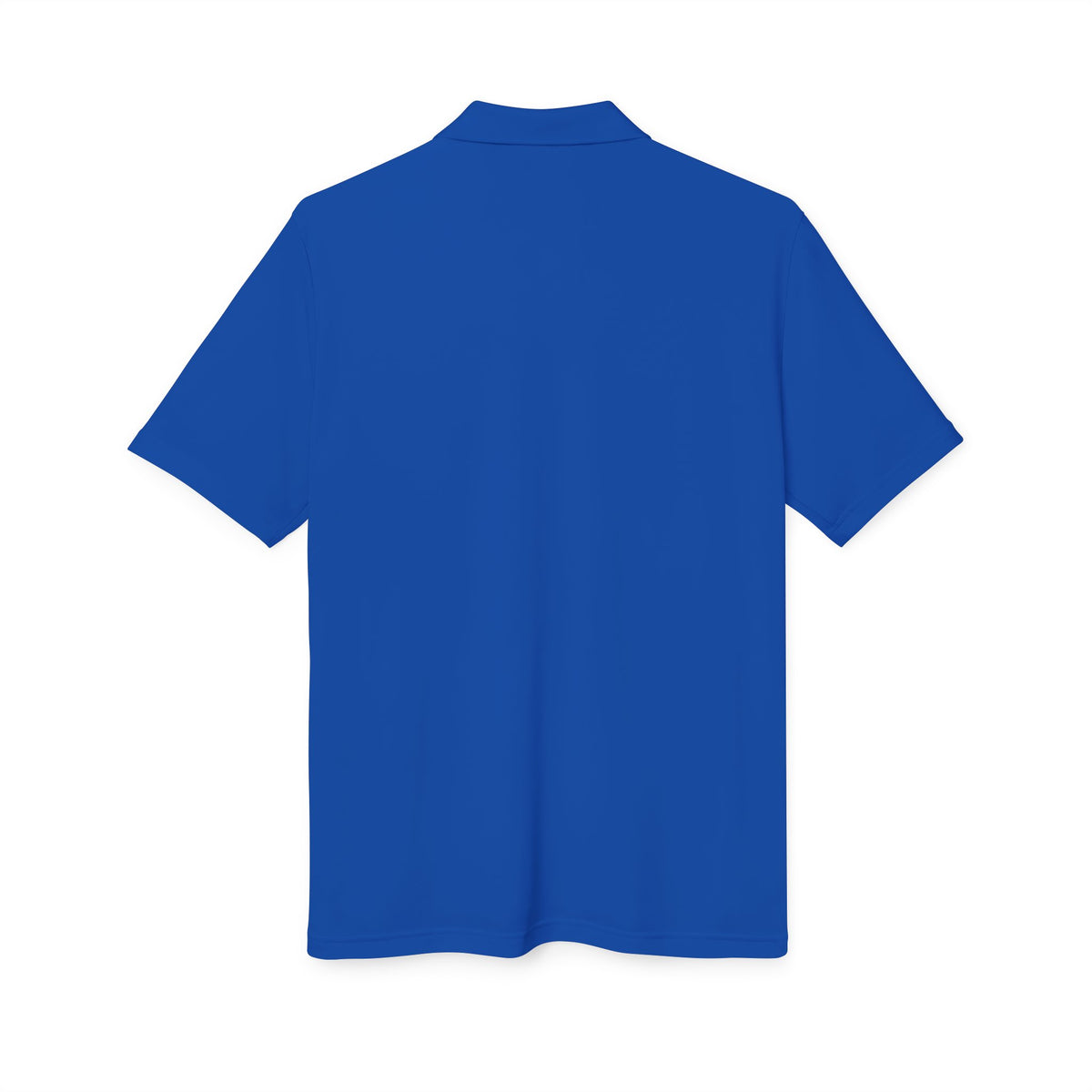 Adidas Gender Neutral Embroidered Blue Lion Crest Performance Polo