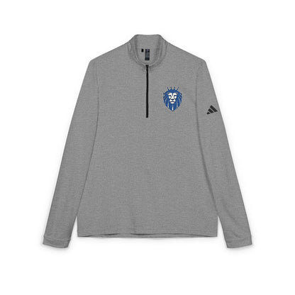 Adidas® Quarter-Zip Pullover with Embroidered Crest - Gender Neutral