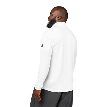 Adidas® Quarter-Zip Pullover with Embroidered Crest - Gender Neutral