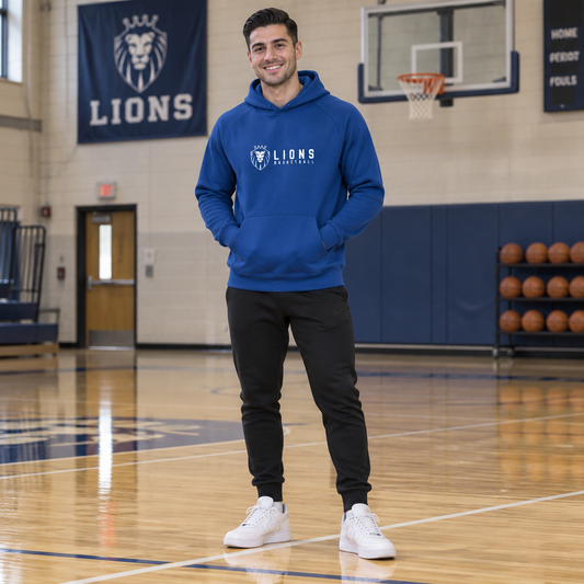 Lions Basketball Performance Hooded Long Sleeve Tee