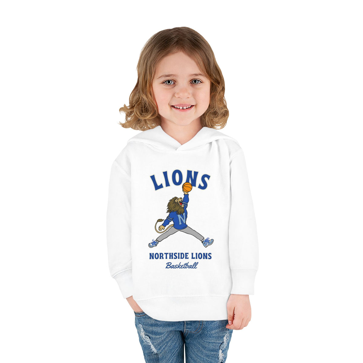 Youth Toddler Pullover Retro Lion Hoodie