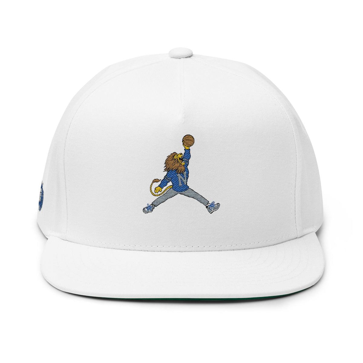 Embroidered Retro Lion Snapback Hat