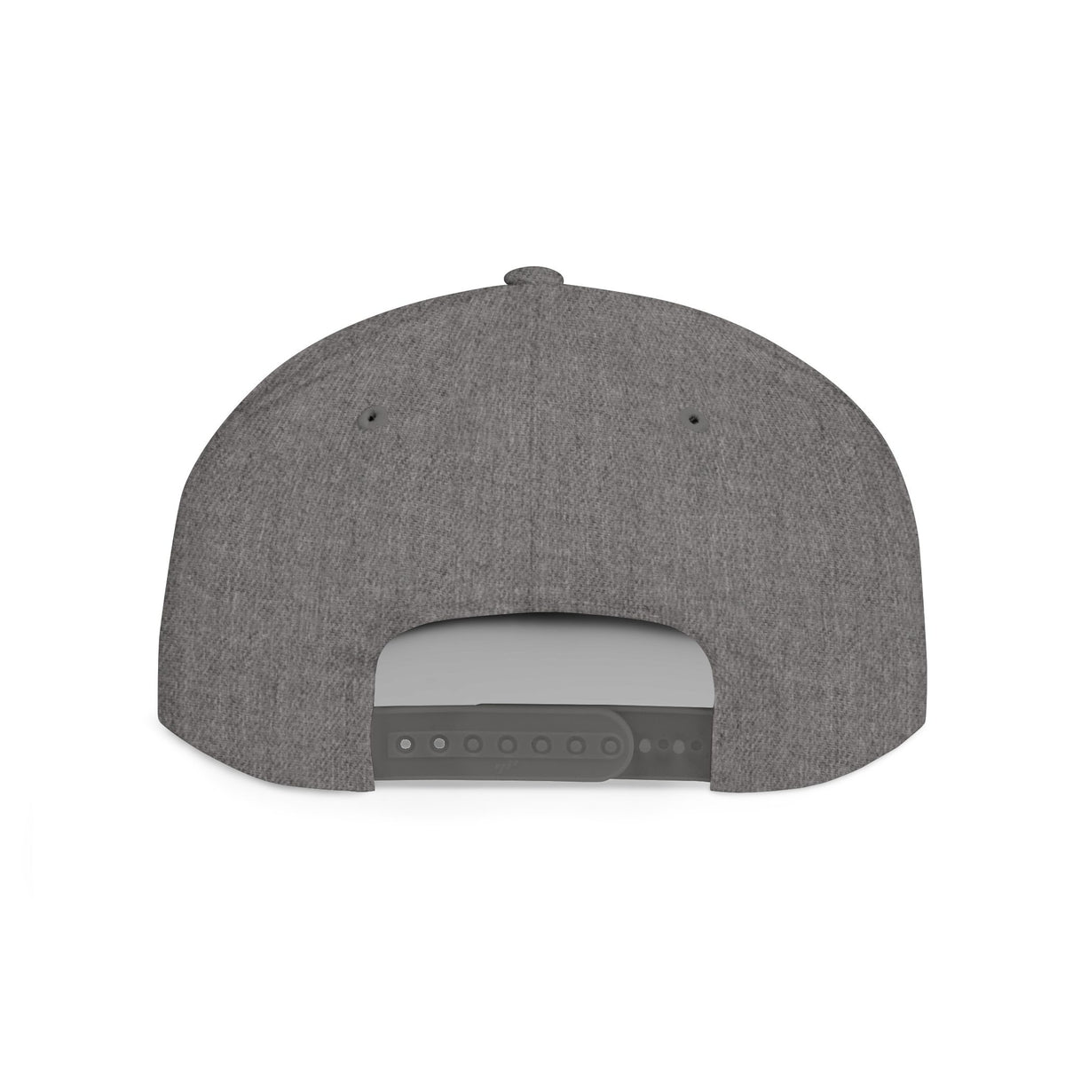 Lions Basketball Flat Bill Snapback Hat White Lettering — Distressed Team Logo Cap