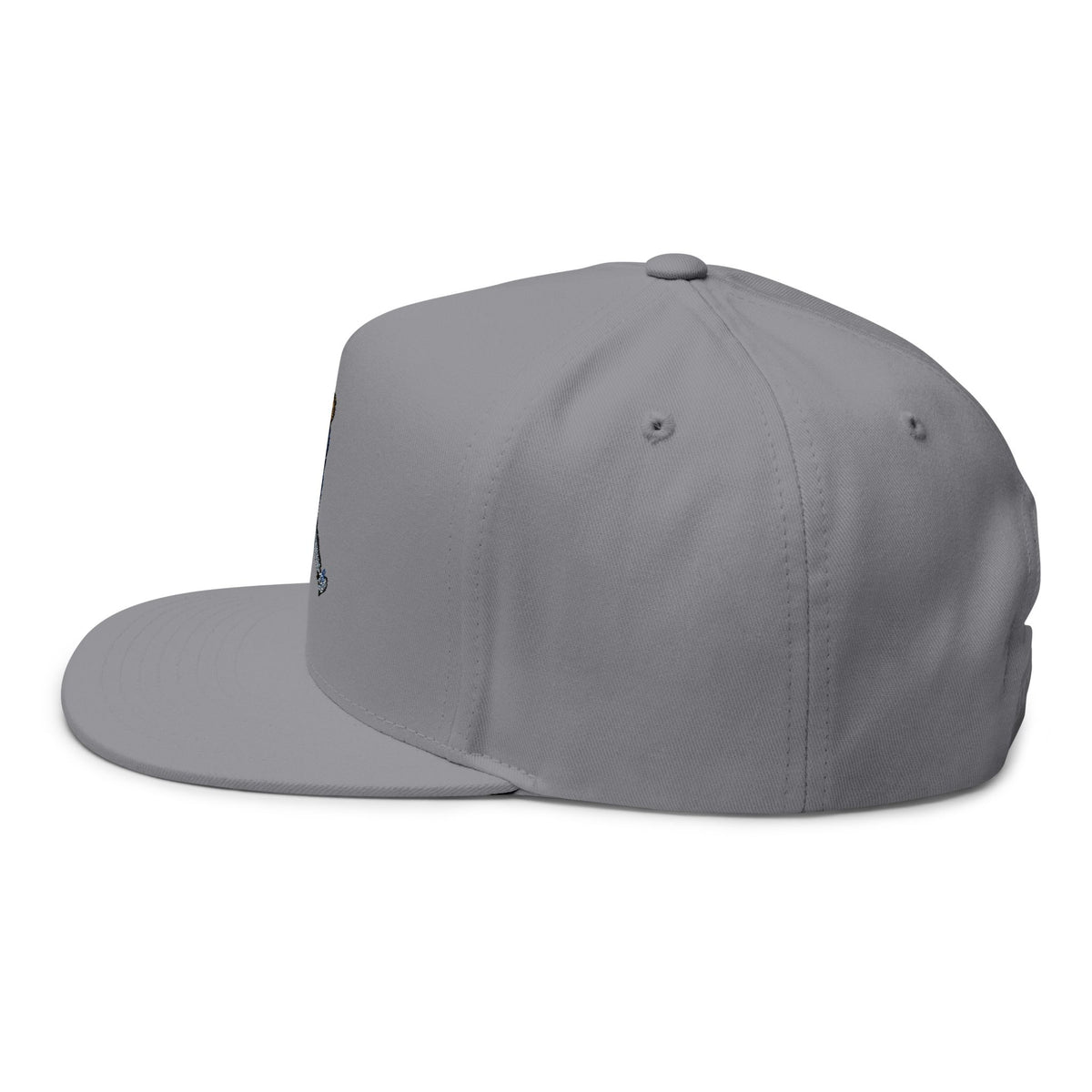 Embroidered Retro Lion Snapback Hat