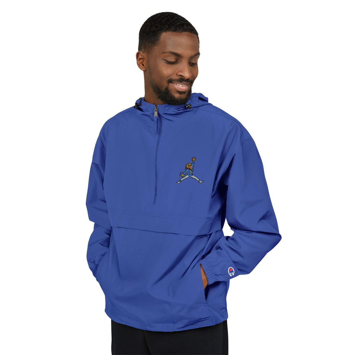 Retro Lion Packable Anorak Jacket - Gender Neutral