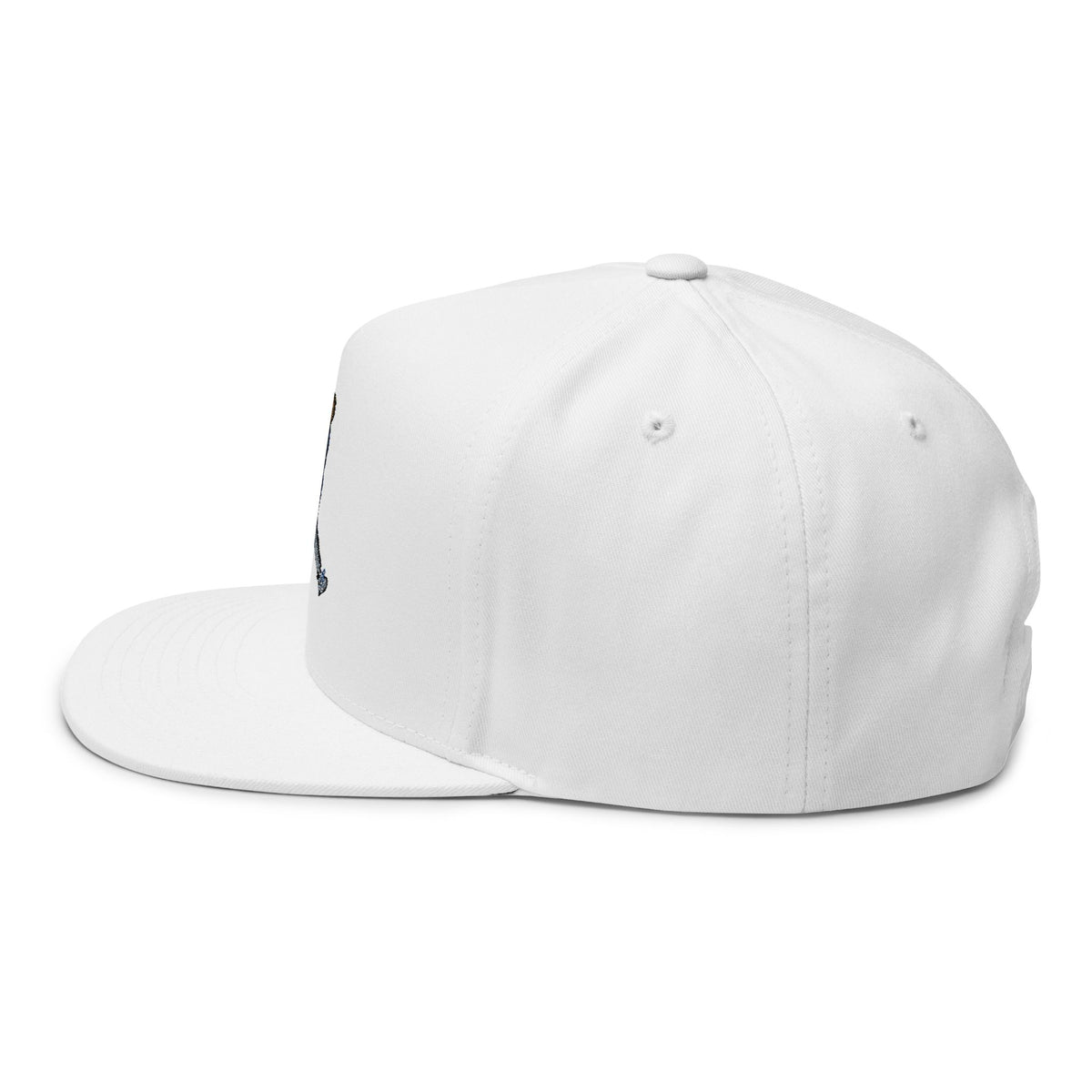 Embroidered Retro Lion Snapback Hat