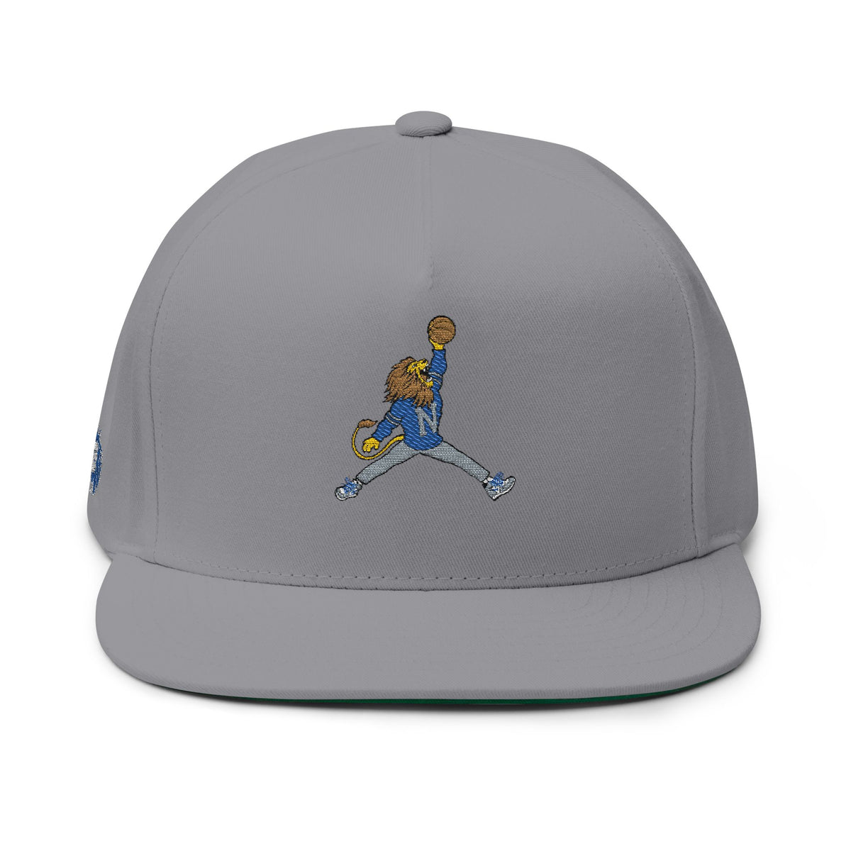 Embroidered Retro Lion Snapback Hat