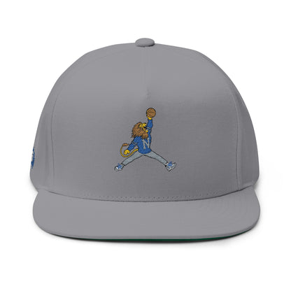 Embroidered Retro Lion Snapback Hat