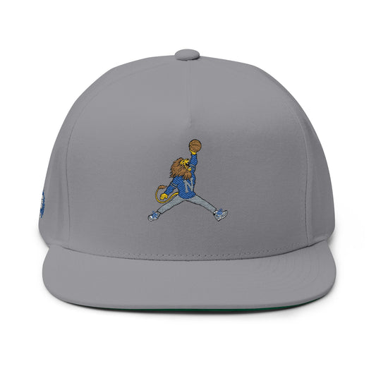 Embroidered Retro Lion Snapback Hat