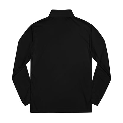 Adidas® Quarter-Zip Pullover with Embroidered Crest - Gender Neutral
