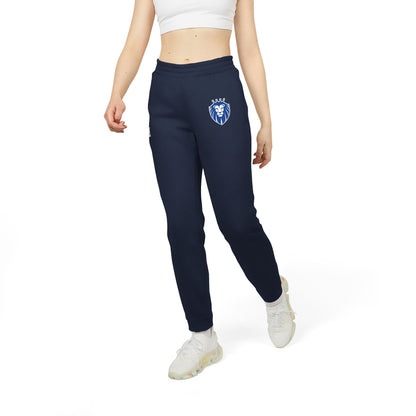 Adidas Fleece Joggers with Lion Logo - Gender Neutral