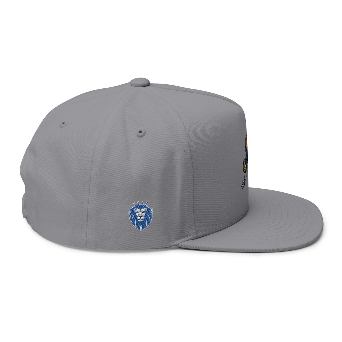 Embroidered Retro Lion Snapback Hat